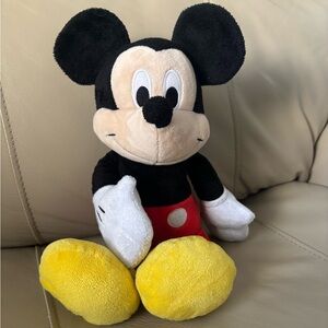 Disney Mickey Mouse Plush Toy - Black, White, Yellow